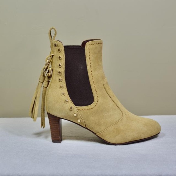 🆕🏷️See by Chloé TanTasseled/Studded Boots  🇮🇹 - Picture 6 of 12
